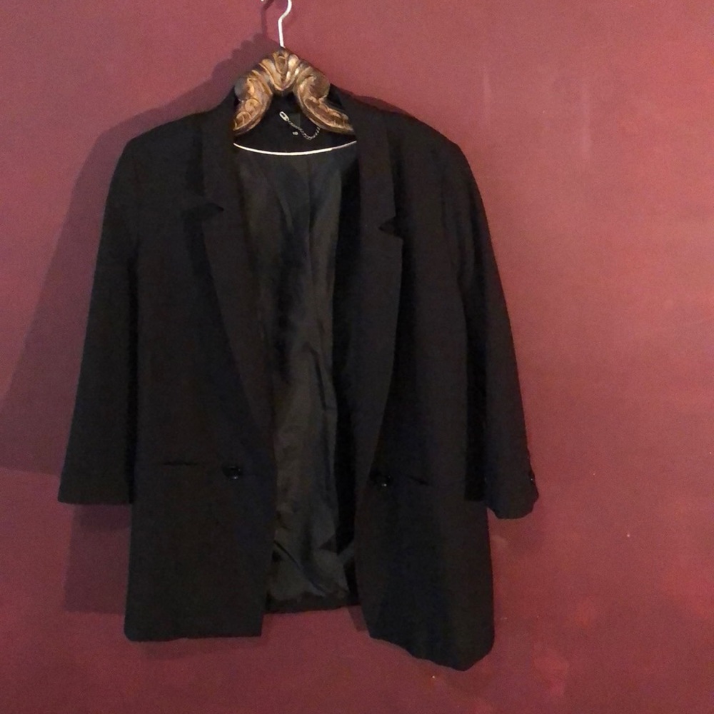 Black Over Sized Blazer